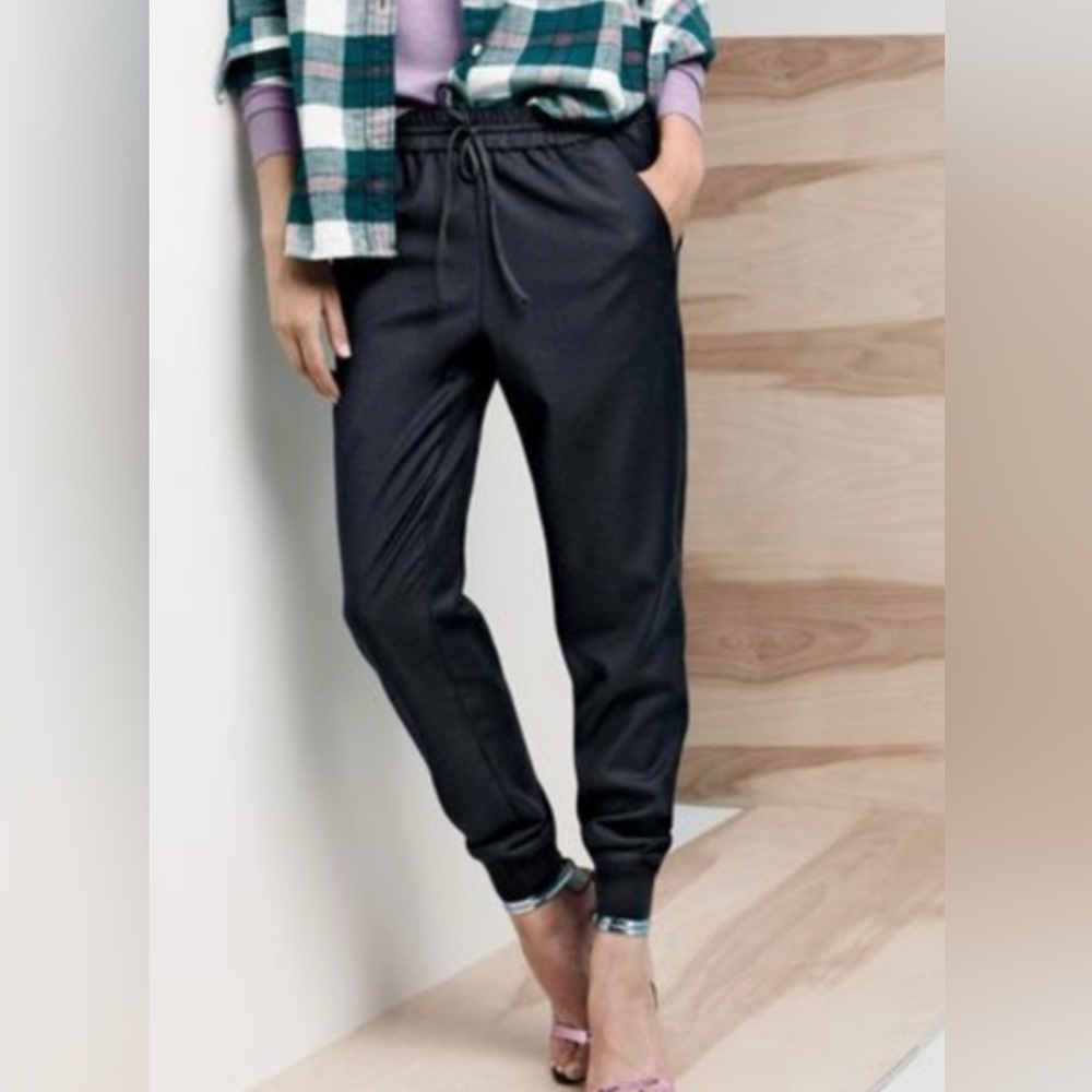 J.Crew Navy Wool Jogger Trouser- EUC